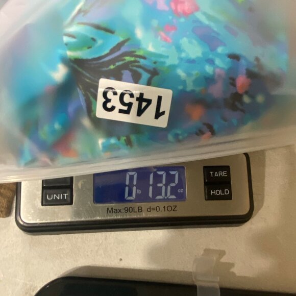 Inches Away Womens Size 12 Blue Tropical Tiered Swimsuit Dress Built-In Padded C - Picture 12 of 12